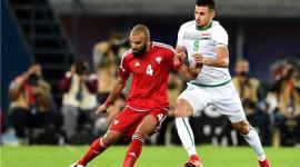 جانب من مباراة الإمارات والعراق