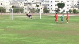 جانب من مباراة الشجاعية والأهلي