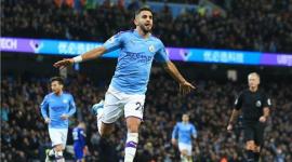 محرز سجل هدفاً في المباراة