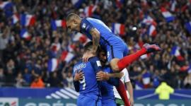 فرحة لاعبي المنتخب الفرنسي