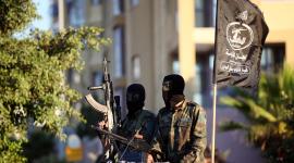 مقاومون من لجان المقاومة الشعبية في غزة