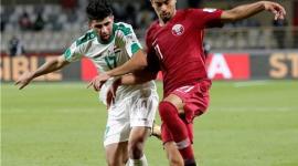 جانب من مباراة قطر والعراق