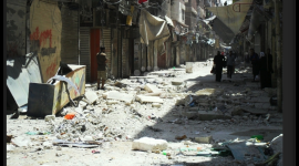 دمار مخيمات سوريا (الارشيف)