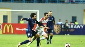 جانب من مباراة الزمالك وبيراميدز