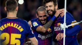 برشلونة فاز بخماسية نظيفة