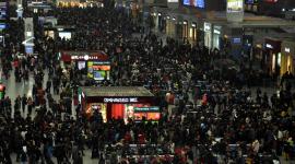 مشهد لحركة التنقلات في الصين