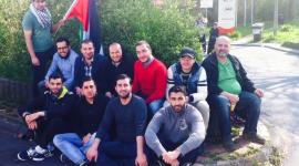 مجموعة من الشباب المشاركين في مؤتمر فلسطينيو أوروبا ال13 