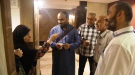 وكيل وزارة الأوقاف يتفقد حجاج الجالية الفلسطينية بمصر2