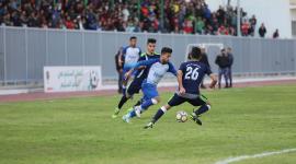 جانب من مباراة الشاطئ والهلال