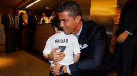حيدر قابل رونالدو في مقر نادي ريال مدريد