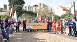 وقفة تضامنية للجمعيات الكشفية في لبنان نصرة للقدس