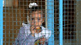 طفلة في احدى مدارس الأونروا