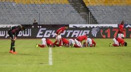 فرحة لاعبي الأهلي بالفوز