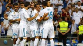 فرحة لاعبي ريال مدريد بالفوز