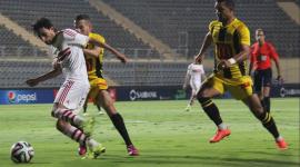 الزمالك فاز على المقاولون العرب بثلاثية نظيفة
