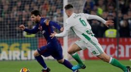 جانب من مباراة سابقة بين برشلونة وريال بيتيس