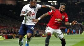 جانب من مباراة سابقة بين مانشستر يونايتد وتوتنهام