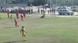 جانب من مباراة خدمات النصيرات وخانيونس