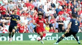 صلاح سجل هدفين في المباراة