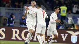 فرحة لاعبي اليوفي