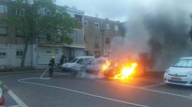 حرق سيارات..