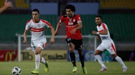 جانب من مباراة الزمالك والطلائع