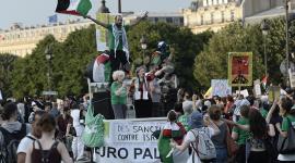 مظاهرة تضامنية مع فلسطين