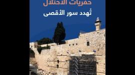 حفريِّات الاحتلال تُهدد سور الأقصى