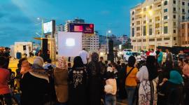 جانب من العرض الأول في مدينة غزة