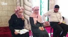 احتفال بإتمام طالبتين حفظ القرآن الكريم في المسجد الأقصى