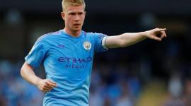 كيفن دي بروين لاعب وسط فريق مانشستر سيتي