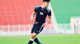 المهاجم الدولي الفلسطيني محمد بلح