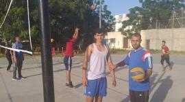 المدرب عبد الله فياض ونجله