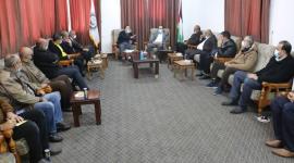 جانب من اجتماع هنية مع أندية الممتازة والأولى