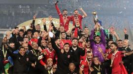 جانب من تتويج الأهلي باللقب