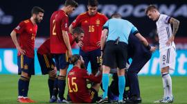 راموس تعرض للإصابة في مباراة إسبانيا مع ألمانيا في دوري الأمم لأوروبية