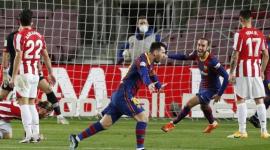 ميسي سجل هدقه رقم 650 لبرشلونة