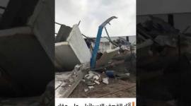 آثار القصف الإسرائيلي على مقار ومصانع بغزة