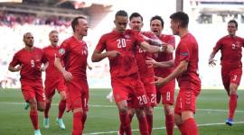 فرحة منتخب الدنمارك