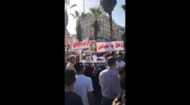 📹 خاص صفا  هتافات خلال مسيرة منددة باغتيال الناشط نزار بنات وسط رام الله