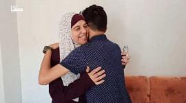 6 توائم يحتفلون بنجاحهم في الثانوية العامة في مخيم البريج