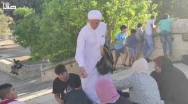 الحاج يوسف حسين يوسف الخواجا يحث رواد المسجد الاقصى على الاستمرار في زيارته