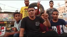 رسالة الشباب الثائر خلال الاستعدادات لفعاليات الإرباك الليلي شرق رفح