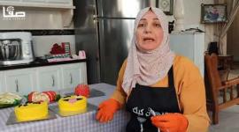 الشيف أبو شمالة تتقن تجهيز جاتوهات في قوالب خضار وفاكهة