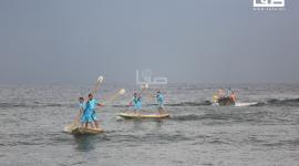 سباق لقوارب التجديف بغزة