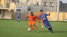 جانب من مباريات الدوري في غزة