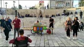 عدسة صفا ترصد الأجواء في باب العامود بالقدس المحتلة