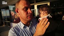 حفل عيد ميلاد الطفل عمر الحديدي الناجي الوحيد من مجزرة آل الحديدي وآل أبو حطب بغزة