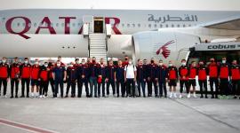 بعثة المنتخب الوطني الفلسطيني في الدوحة