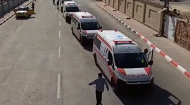وصول 28 مركبة إسعاف إلى قطاع غزة عبر معبر رفح البري